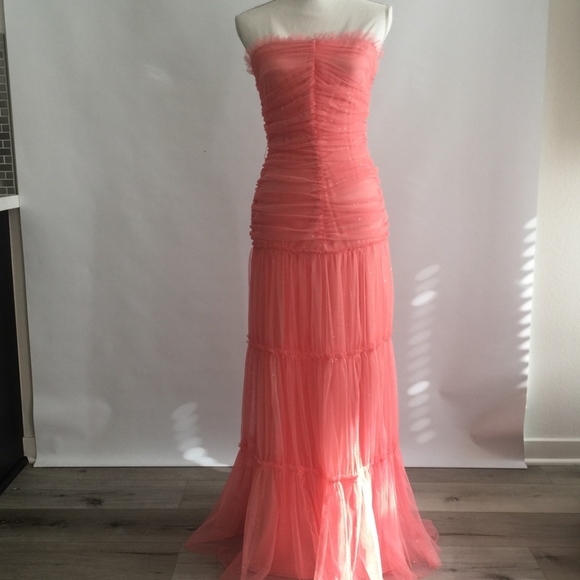 Jessica McClintock Dresses & Skirts - Jessica McClintock Pink Strapless Gown